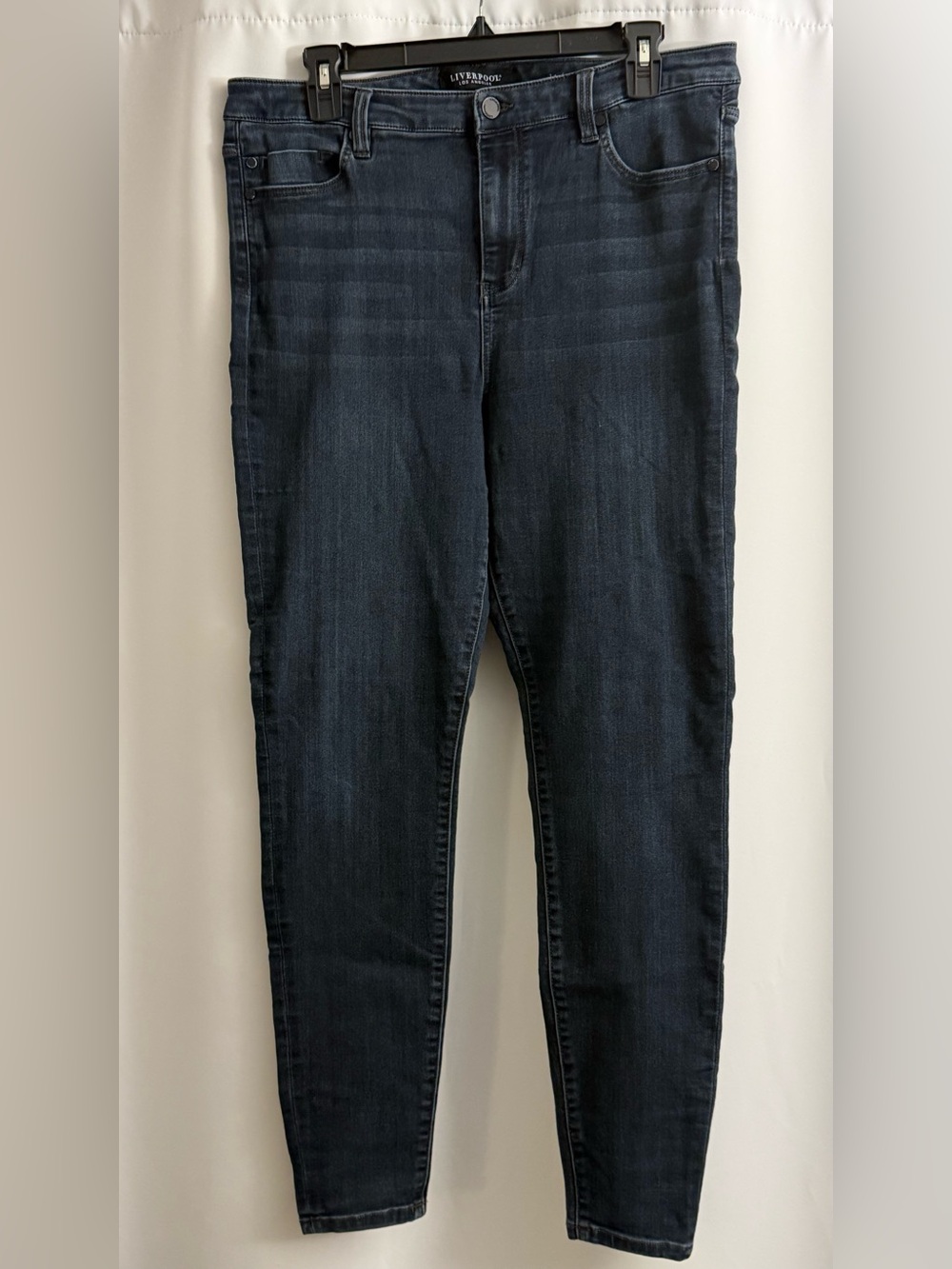 Liverpool High-Rise Skinny Jeans - Dark Indigo Blue